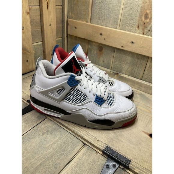 Nike Air Jordan 4 Retro SE What The US10.5 Fire Red Military Cement White 2019 main image 6